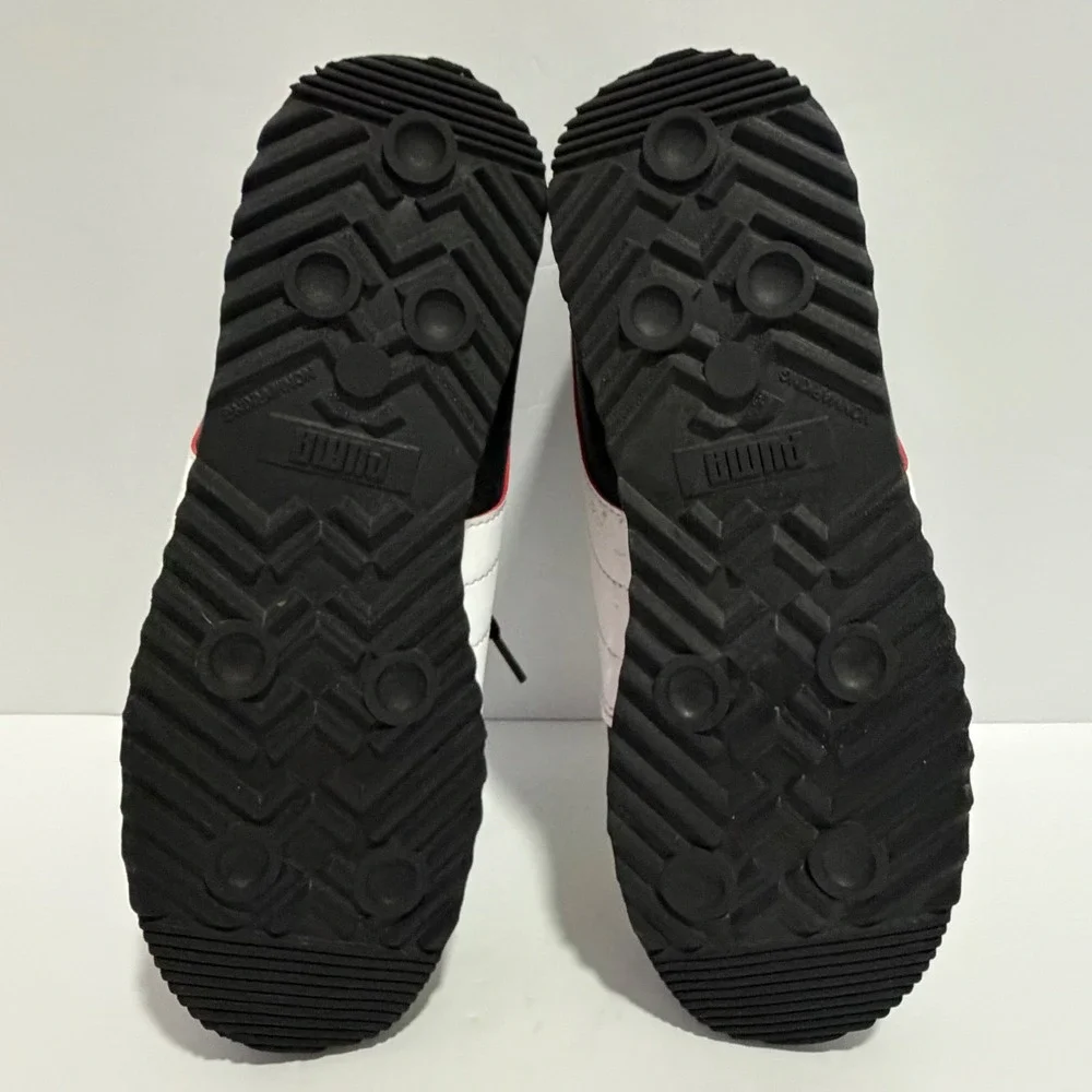 Puma Ferrari Roma‎ Kids Sneakers Black Red White Size 3.5C